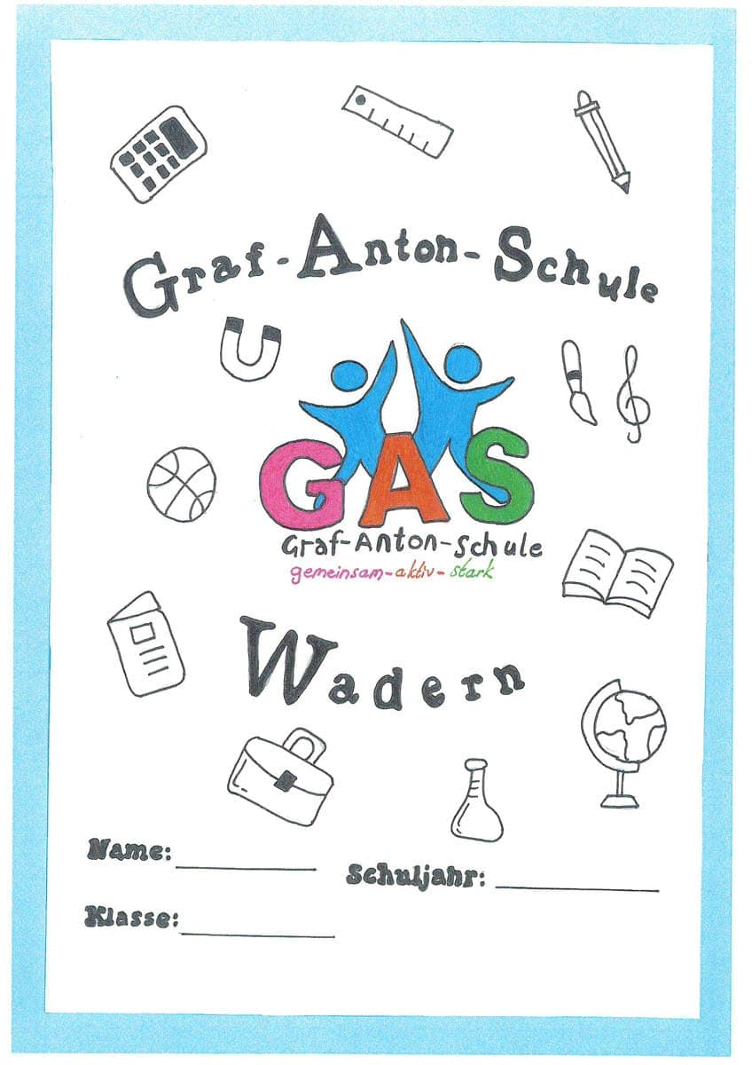 Neues Deckblatt für das Hausaufgabenbuch