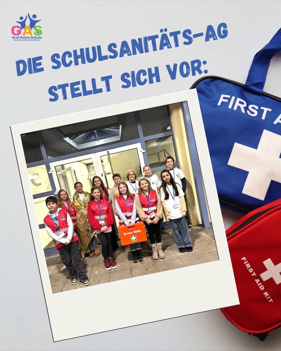 Unsere Schulsanitäter sind startklar!