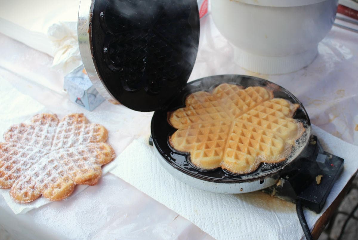 Waffelbackaktion